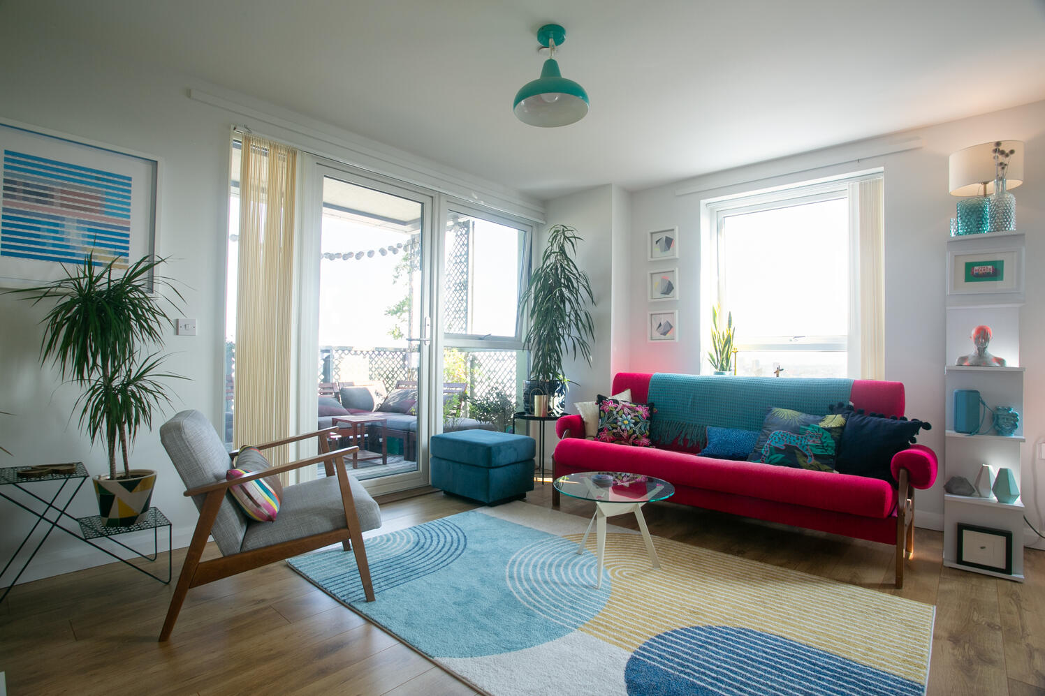 Open plan living space